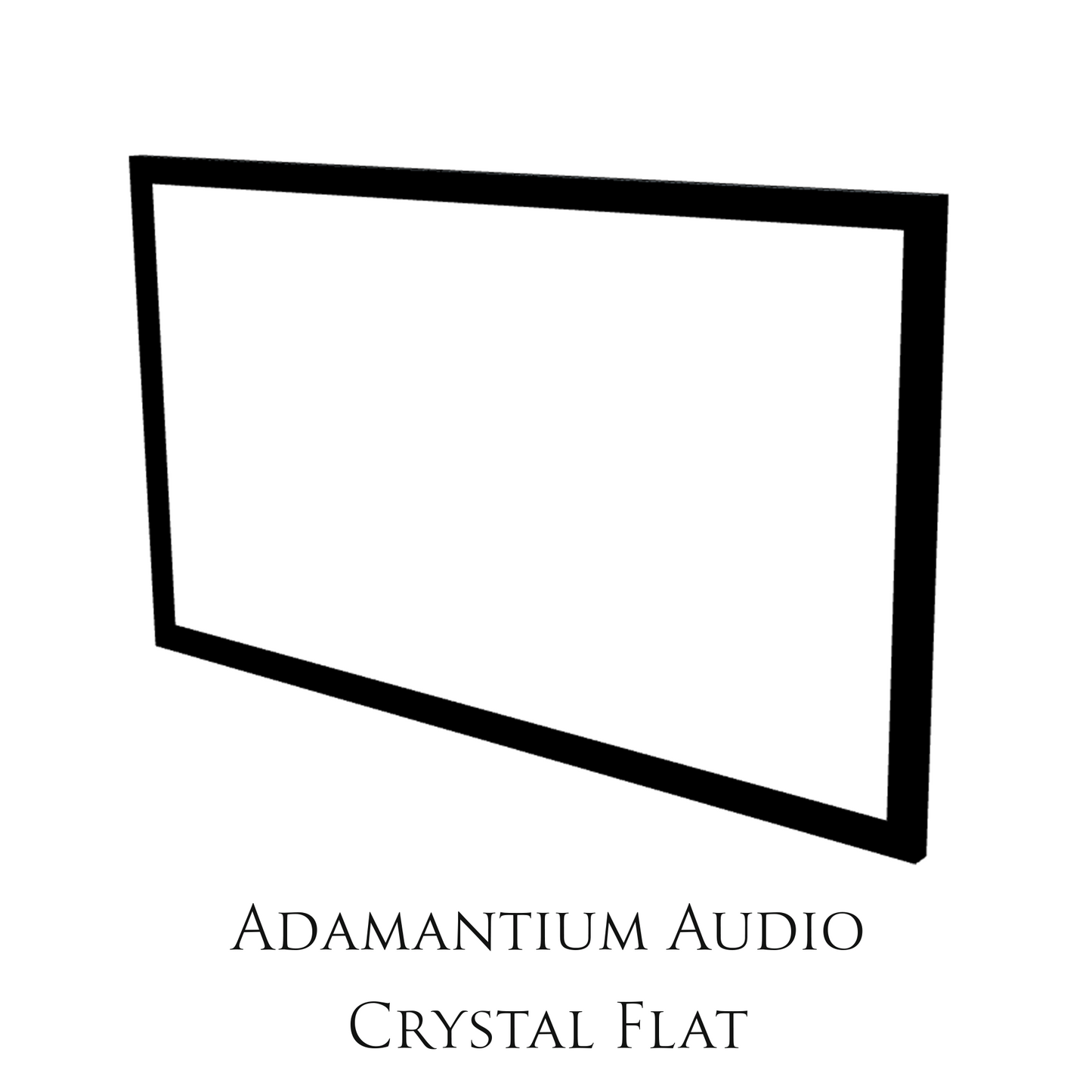 Adamantium Audio Rahmenleinwand Crystal Flat 16:9